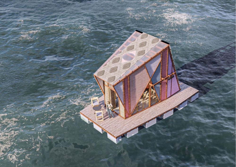 UMA WARU P’IQI - VIENTRE DE AGUA ENTRETEJIDA - imagen 5