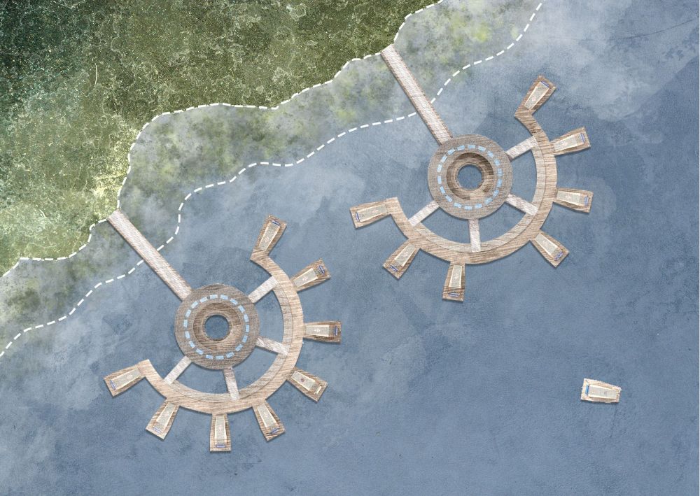 UMA WARU P’IQI - VIENTRE DE AGUA ENTRETEJIDA - imagen 8