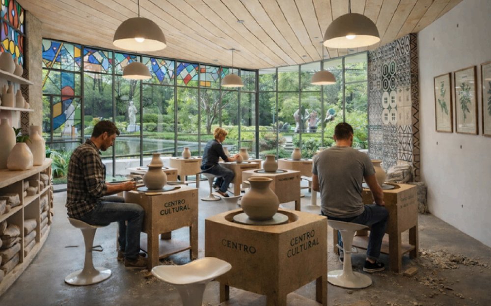 Diseño: Centro Cultural de las Bellas Artes de pintura, escultura, fotografía, danza, artes visuales y literatura - imagen 3