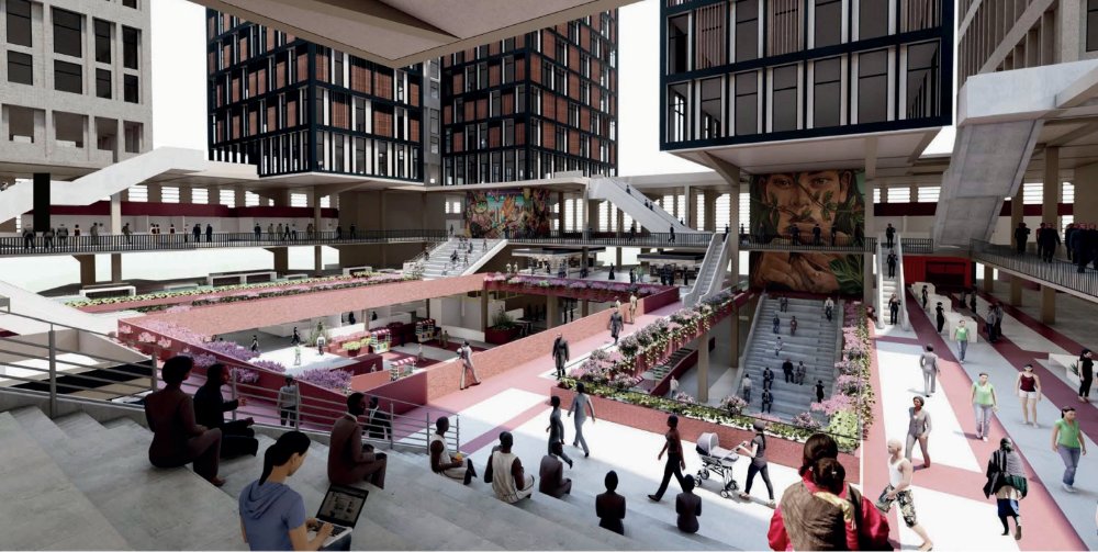 Proyecto BASC Experiencia Gastronómica Barrial en un Edificio Hibrido en el Mercado N°2 Surquillo - imagen 3