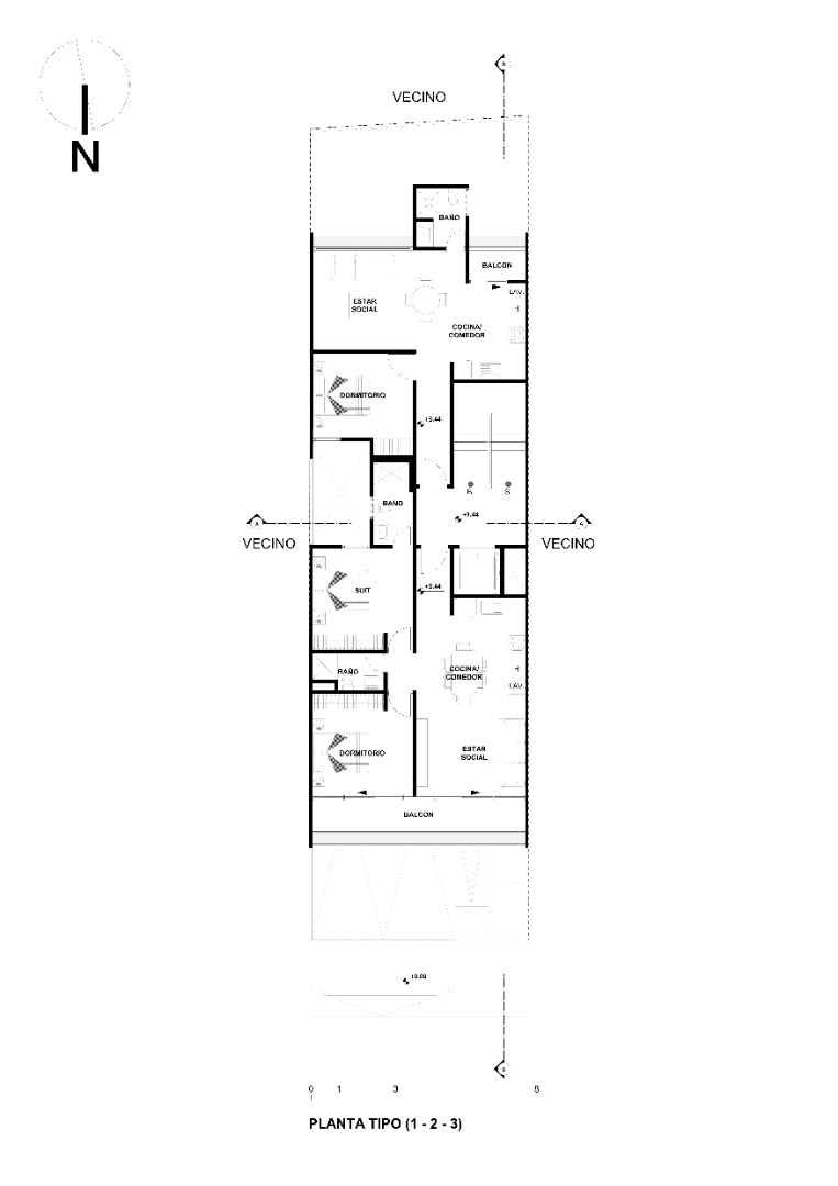 Edificio Multifamiliar / Jardín Noir - imagen 6